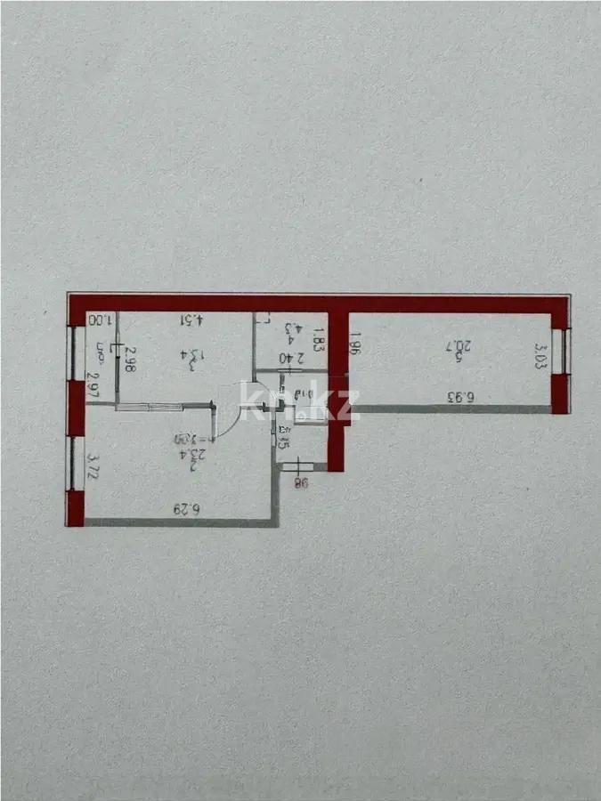 Продажа 2-комнатной квартиры, 69.63 м², ул. Нажимеденова, дом  28 в Астане