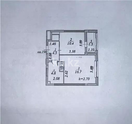 Продажа 1-комнатной квартиры, 40 м² - Продажа однокомнатных квартир в блочном доме в Казахстане - страница 3 фото 4 из 4