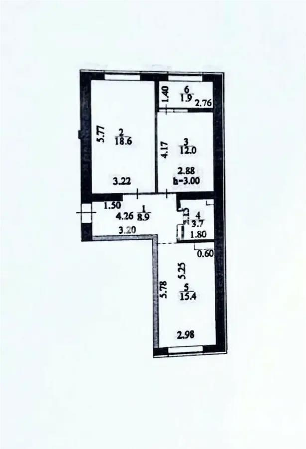 Продажа 2-комнатной квартиры, 61 м² в Астане