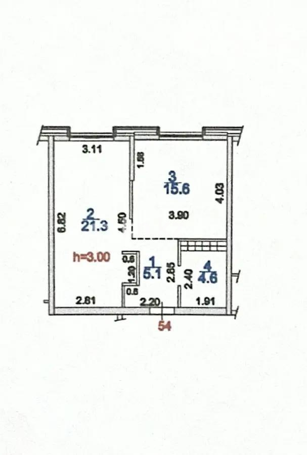 Продажа 1-комнатной квартиры, 46.6 м², пр. Сейфуллина, дом  469а - Продажа  однокомнатных квартир в Алматы без посредников фото 1 из 1