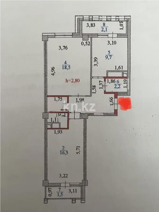 Продажа 2-комнатной квартиры, 65 м² в Астане - фото 4