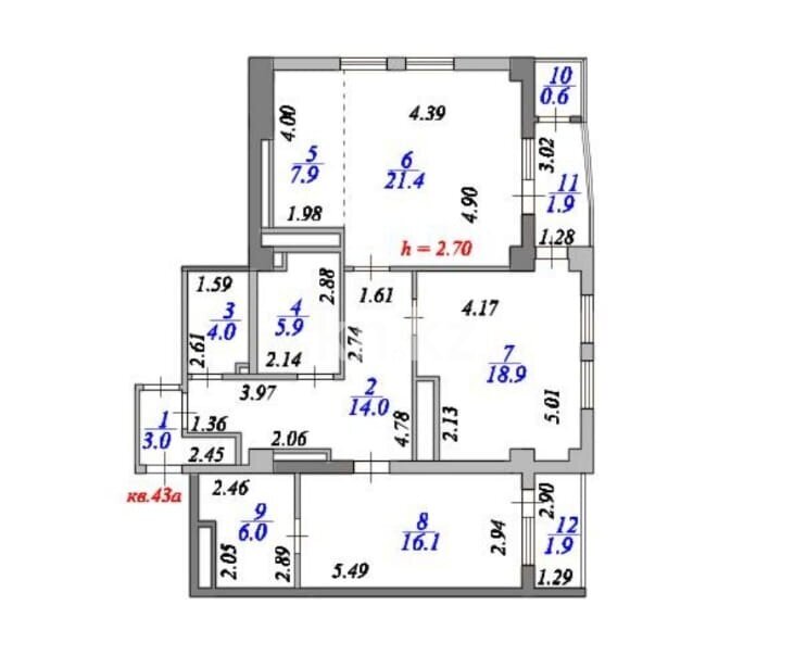 Продажа 3-комнатной квартиры, 100 м² в Астане - фото 13