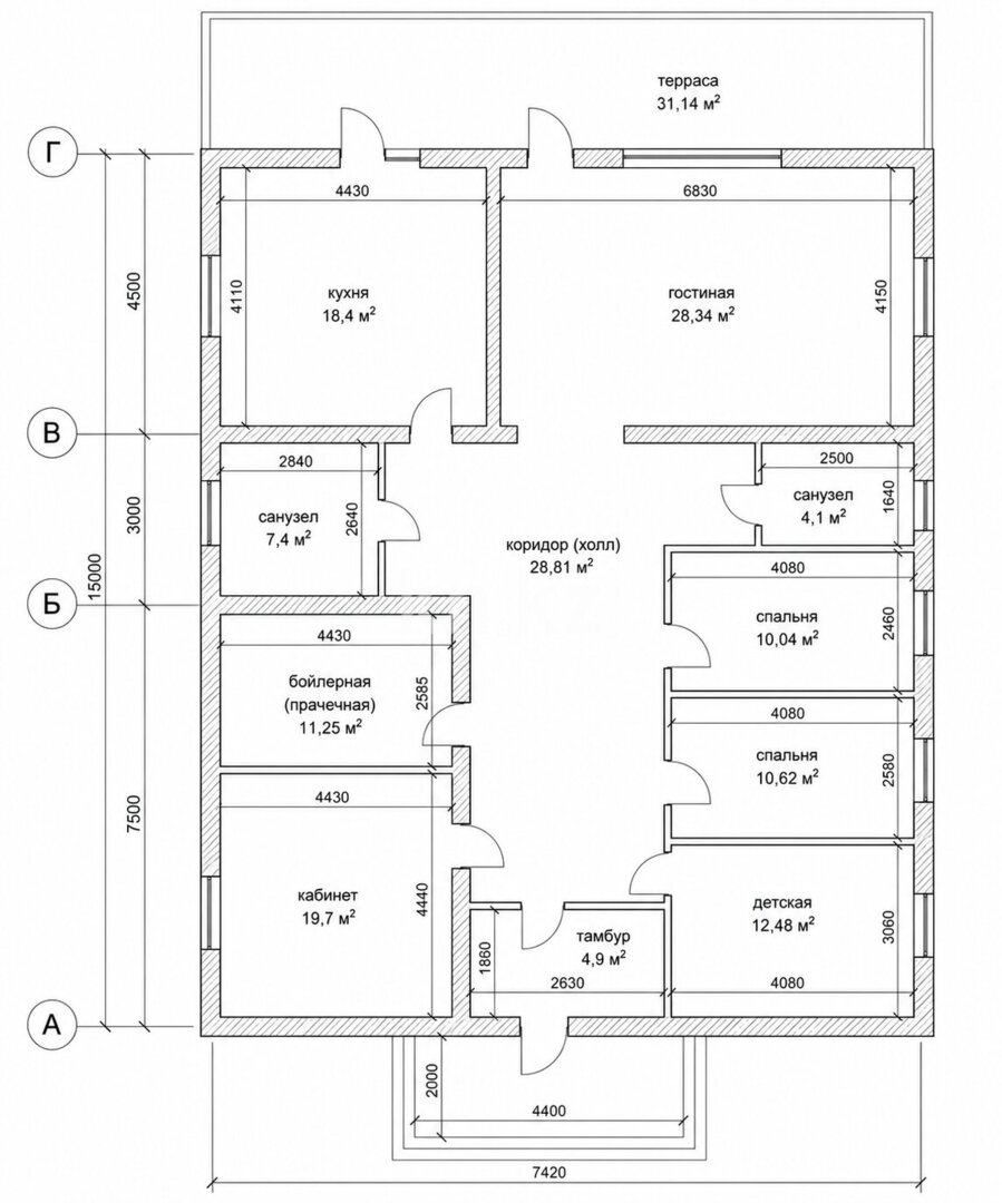 Продажа 5-комнатного дома, 136 м² в Караганде - фото 37