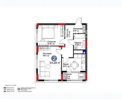 Продажа 2-комнатной квартиры, 55 м², ул. Е-915, дом  15 в Астане - фото 6
