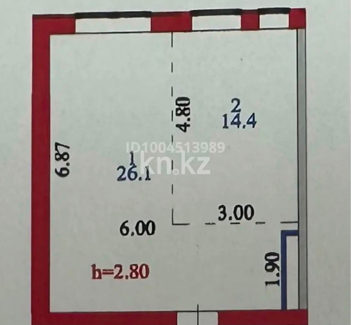 Продажа 1-комнатной квартиры, 40.4 м² в Астане - фото 10