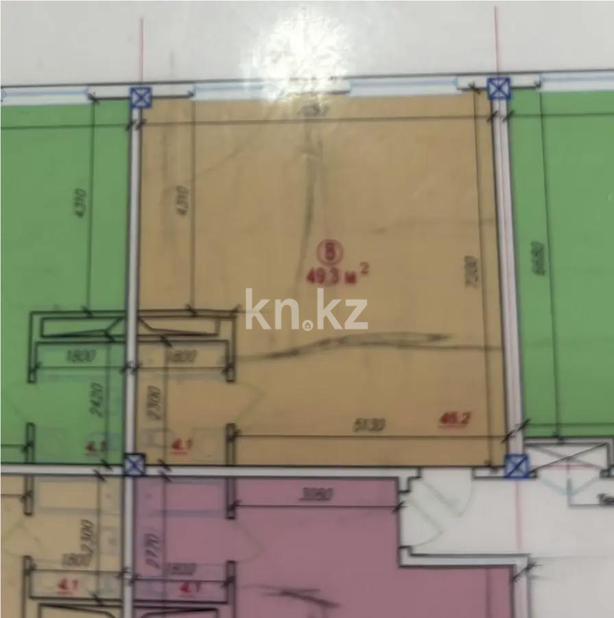 Продажа 2-комнатной квартиры, 50 м², ул. Басаркобыз, дом  1/16 стр - Продажа квартир в Алматы фото 1 из 1