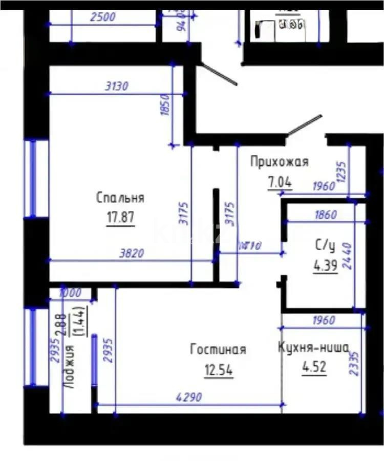 Продажа 2-комнатной квартиры, 48 м², ул. Керей, Жанибек хандар, дом  44/2 - Продажа  двухкомнатных квартир в новостройках Астаны без посредников фото 1 из 1