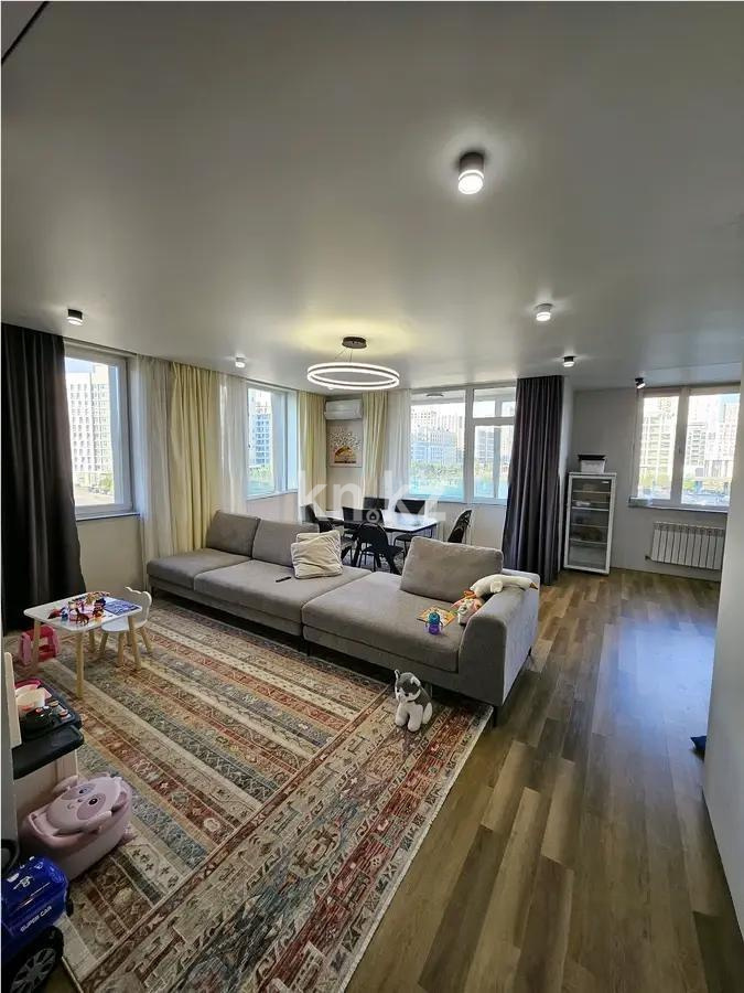 Продажа 3-комнатной квартиры, 100 м², ул. Сыганак, дом  32 - Продажа квартир в новостройках Астаны без посредников с фото фото 1 из 8
