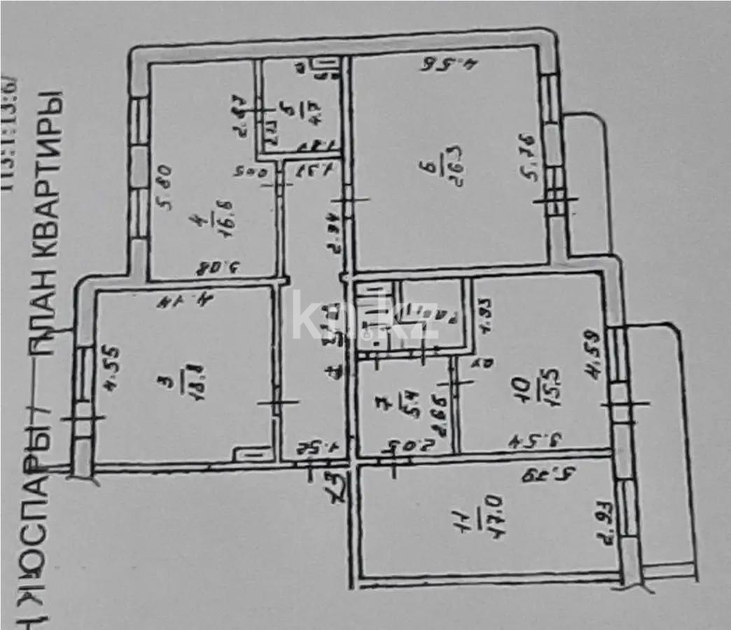 Продажа 4-комнатной квартиры, 125 м², мкр-н Аксай-5, дом  1 - Продажа  четырехкомнатных квартир в Алматы без посредников фото 7 из 7