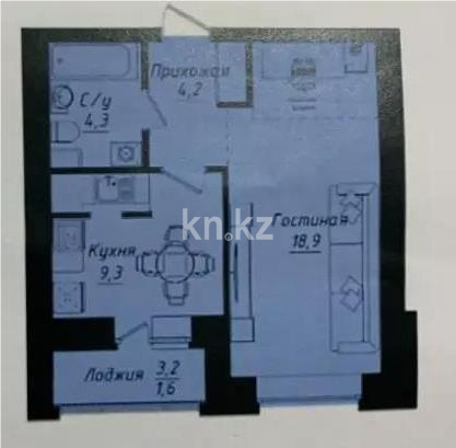 Продажа 1-комнатной квартиры, 41 м², ул. Анет баба, дом  6 - Продажа квартир в Астане без посредников фото 4 из 4