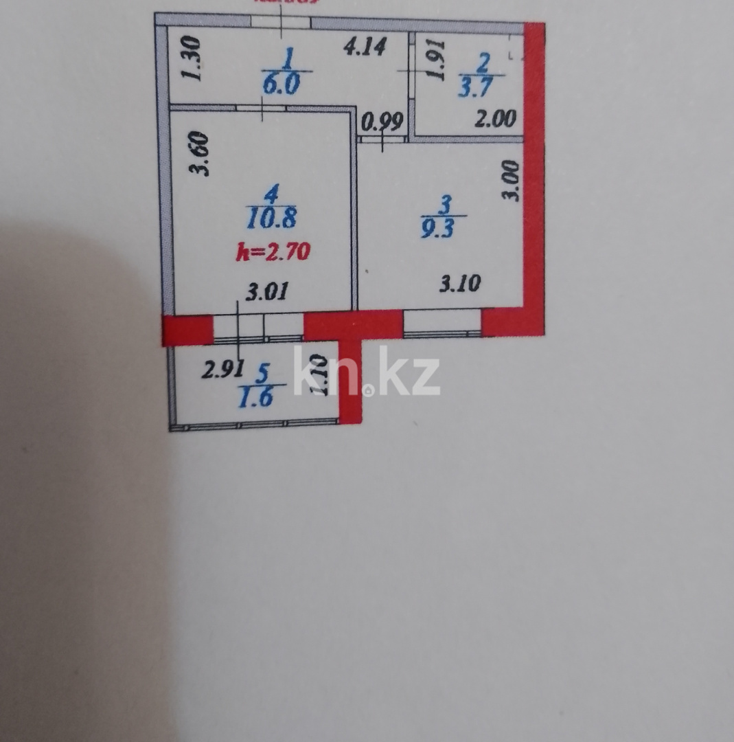 Продажа 1-комнатной квартиры, 31.4 м² в Астане - фото 4