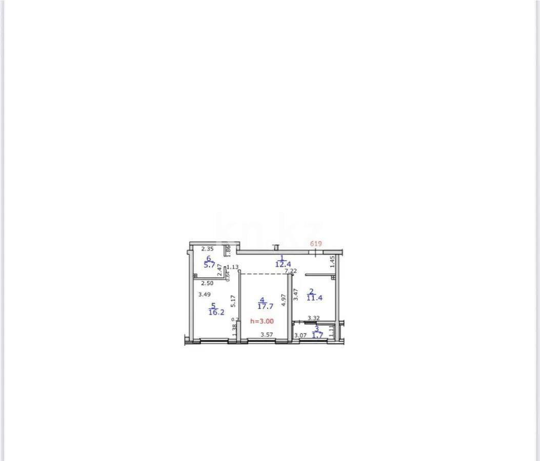 Продажа 2-комнатной квартиры, 65.1 м², пр. Райымбека, дом  162/3 - Продажа квартир в Алматы фото 1 из 1