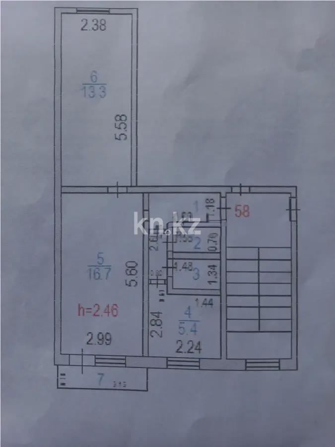 Продажа 2-комнатной квартиры, 43 м², ул. Ленинградская, дом  73а - Продажа квартир в Шахтинске фото 1 из 1