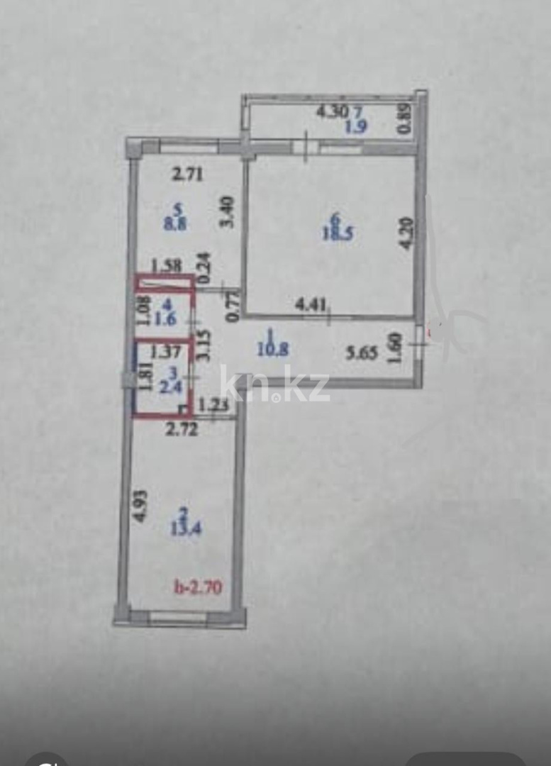 Продажа 2-комнатной квартиры, 58 м², ул. Е-15, дом  3 в Астане - фото 20
