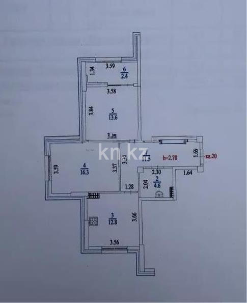 Продажа 2-комнатной квартиры, 61.2 м² - Продажа квартир в новостройках Алматы с фото - страница 27 фото 3 из 3