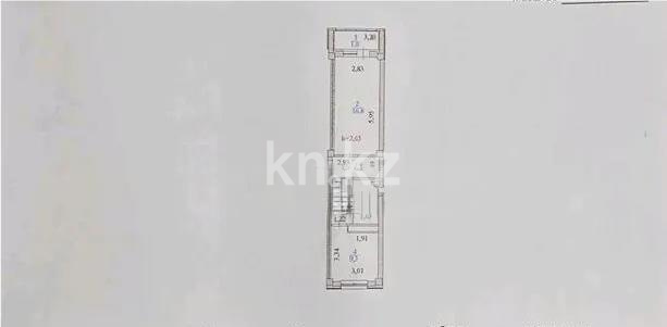 Продажа 1-комнатной квартиры, 40 м² - Продажа однокомнатных квартир в р-не Нура Астаны фото 6 из 6
