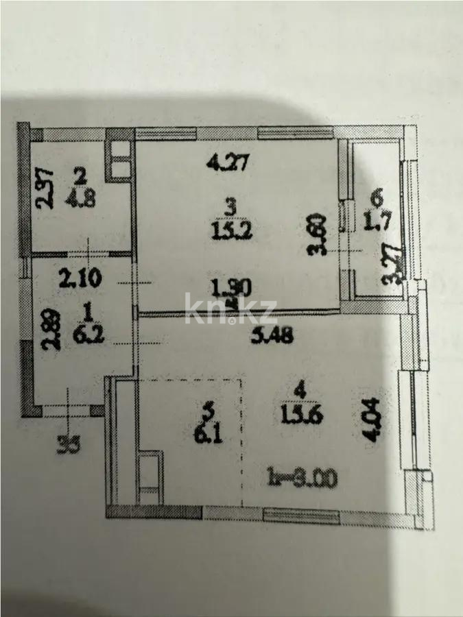 Продажа 2-комнатной квартиры, 50 м² в Астане