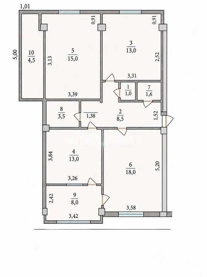 Продажа 3-комнатной квартиры, 80 м² - Продажа квартир в Алматы - страница 22 фото 8 из 8