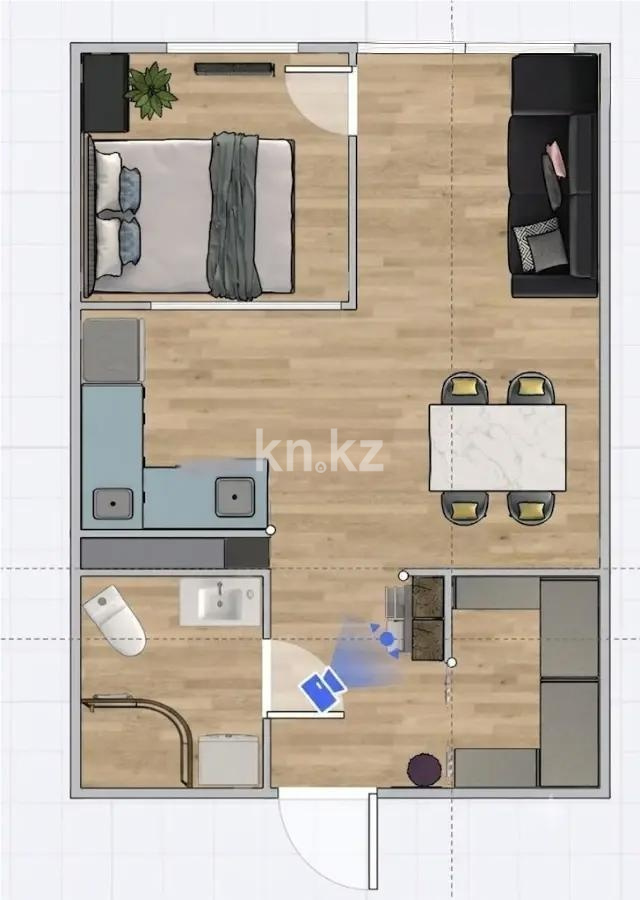 Продажа 1-комнатной квартиры, 36.3 м² - Недвижимость в Казахстане - страница 5 фото 2 из 2