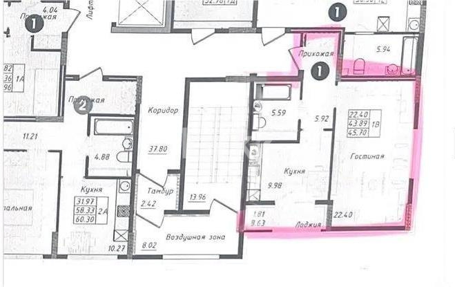 Продажа 1-комнатной квартиры, 45.7 м², ул. Байтурсынова, дом  16 стр - Продажа квартир в новостройках Астаны без посредников фото 1 из 1