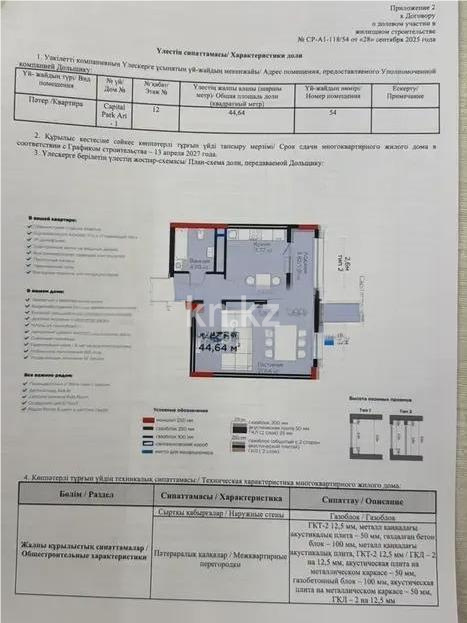 Продажа 1-комнатной квартиры, 45 м² - Продажа квартир в Казахстане - страница 7 фото 1 из 1