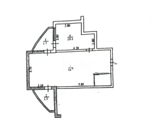 Продажа 1-комнатной квартиры, 48.1 м² - Продажа  однокомнатных квартир в новостройках Алматы с фото - страница 8 фото 5 из 5