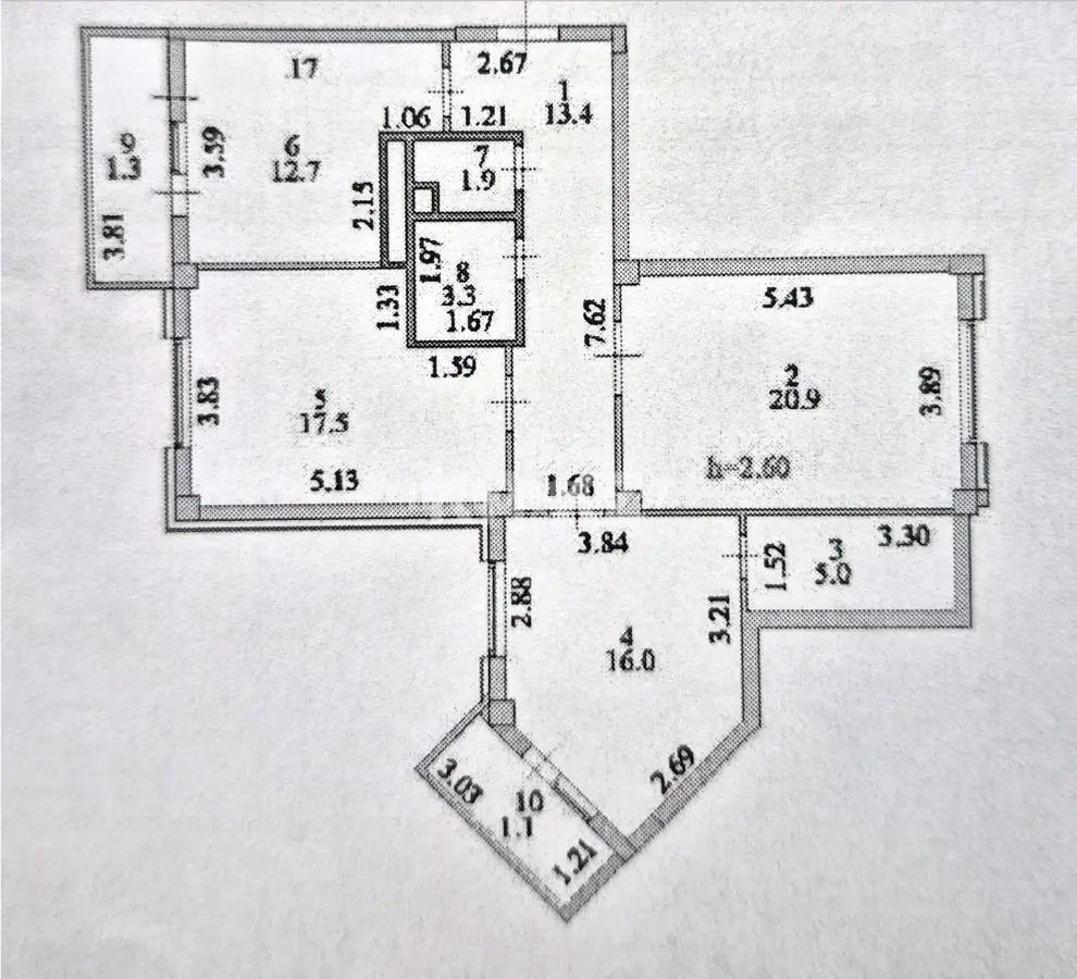 Продажа 3-комнатной квартиры, 93.1 м², Астана-Караганда тр., дом  23 - Продажа квартир в Казахстане фото 1 из 1