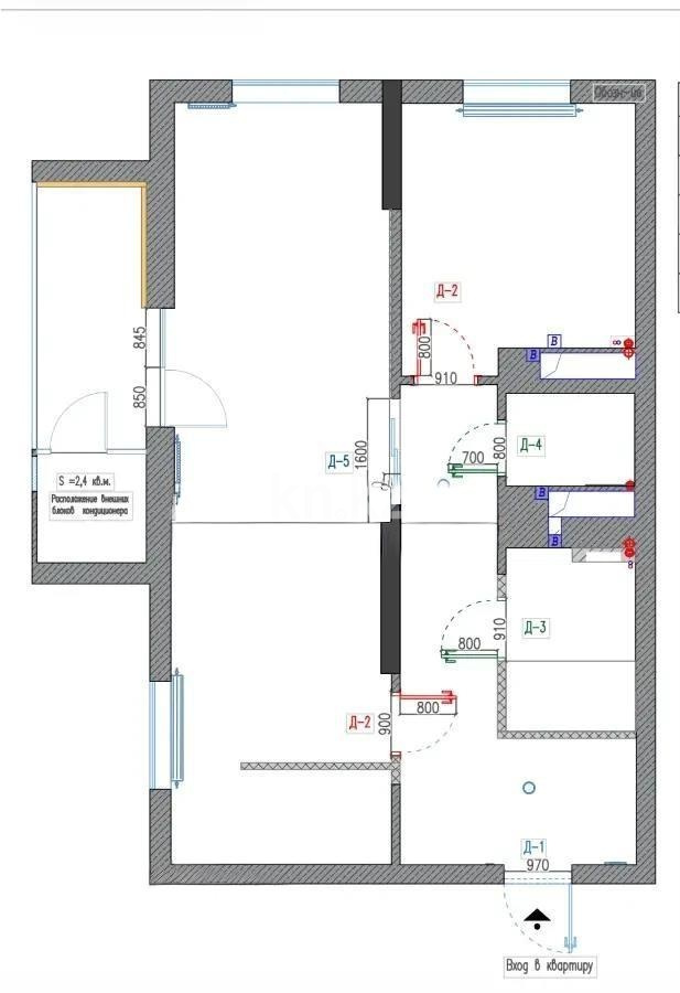 Продажа 2-комнатной квартиры, 70.3 м² - Продажа двухкомнатных квартир от собственников в Астане фото 1 из 1