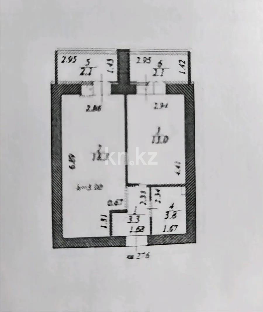Продажа 1-комнатной квартиры, 43 м² - Продажа квартир в Казахстане - страница 32 фото 1 из 1