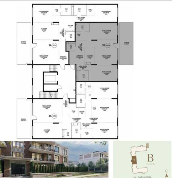 Продажа 3-комнатной квартиры, 110 м² в Алматы - фото 9