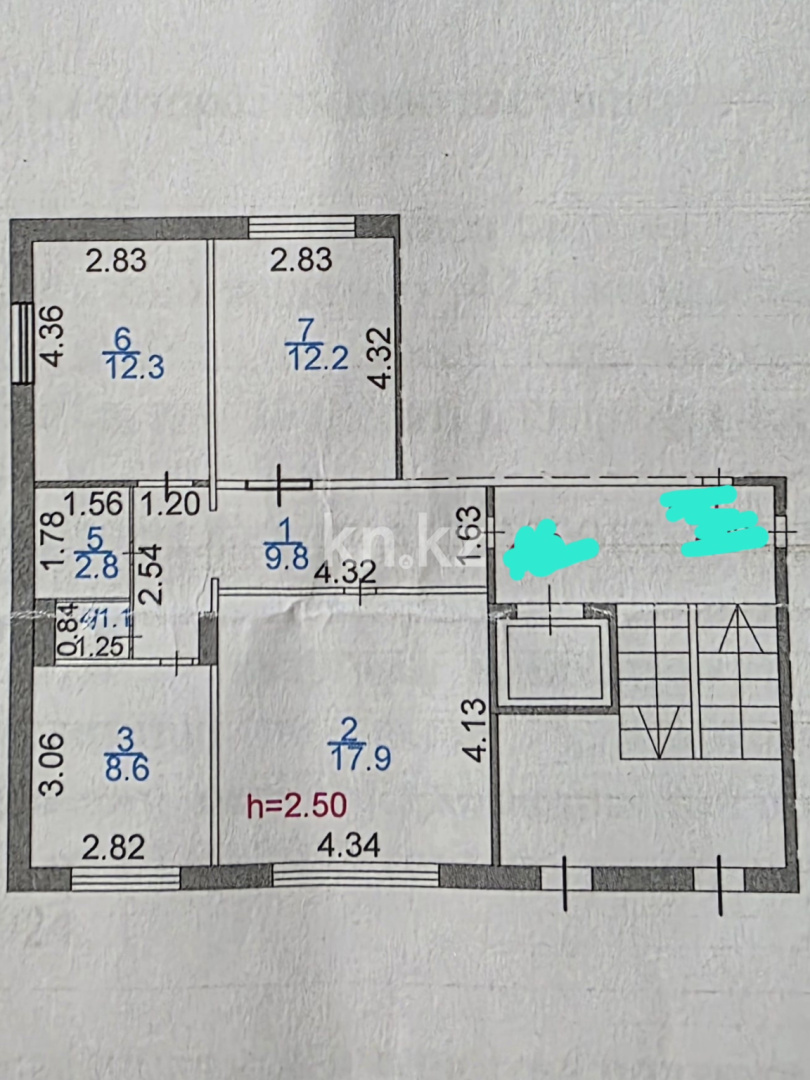 Продажа 3-комнатной квартиры, 64.7 м² - Продажа квартир в Караганде фото 11 из 11