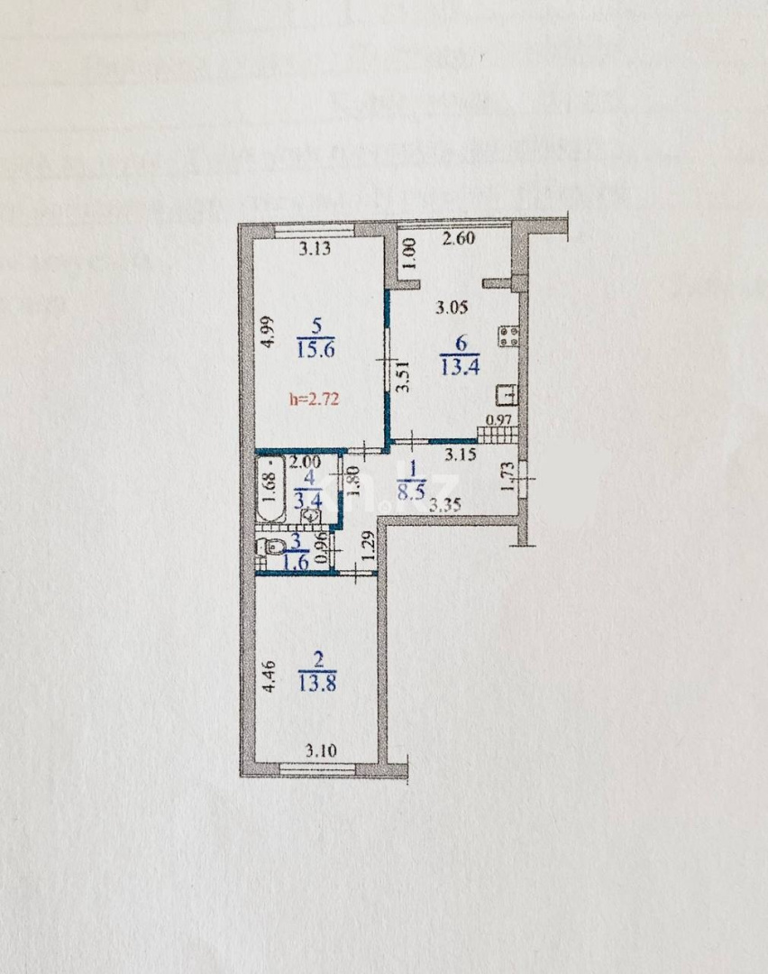 Продажа 2-комнатной квартиры, 57 м² в Алматы - фото 2