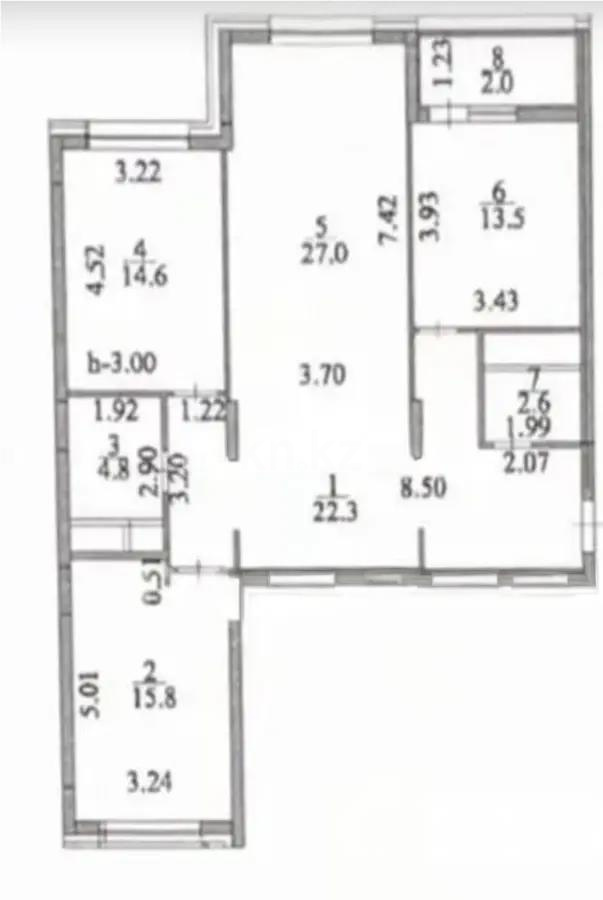 Продажа 3-комнатной квартиры, 103 м² - Продажа трехкомнатных квартир от собственников в Астане - страница 2 фото 1 из 1