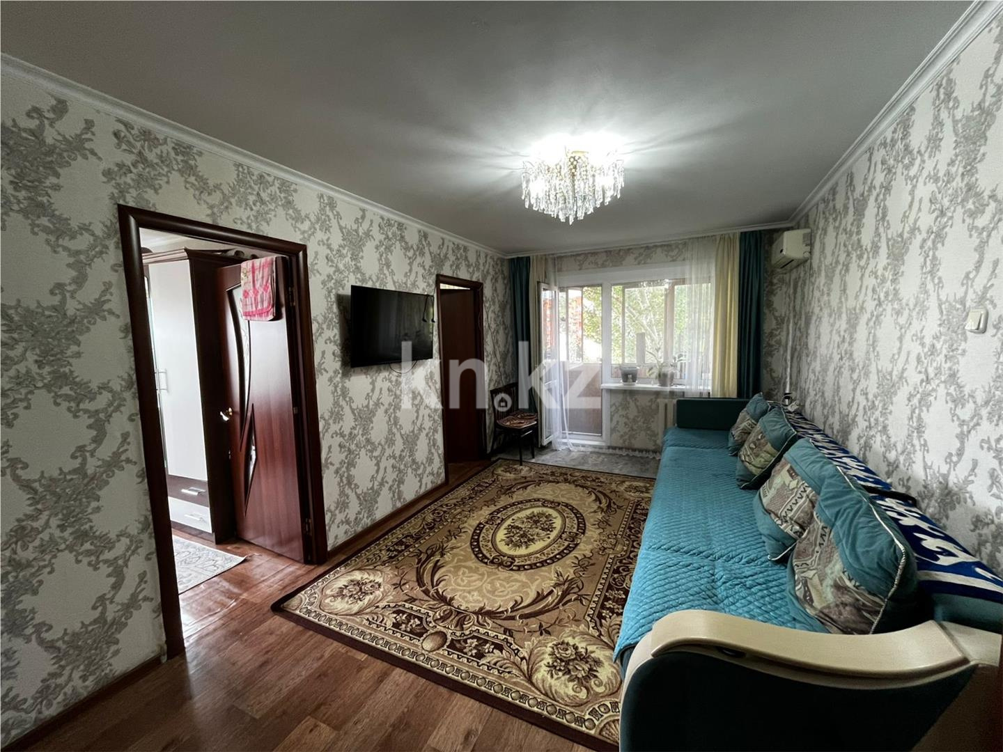 Продажа 3-комнатной квартиры, 48 м², мкр-н 15 - Продажа  трехкомнатных квартир в Караганде фото 1 из 7