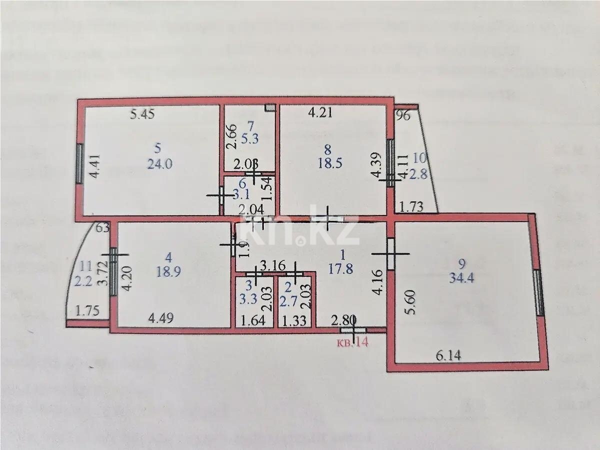 Продажа 3-комнатной квартиры, 133 м² в Астане - фото 5