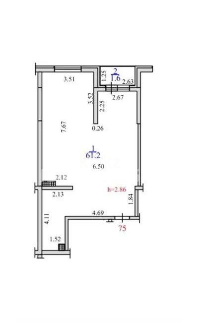 Продажа 2-комнатной квартиры, 62.4 м², пр. Рыскулова, дом  103/7 стр в Алматы - фото 3