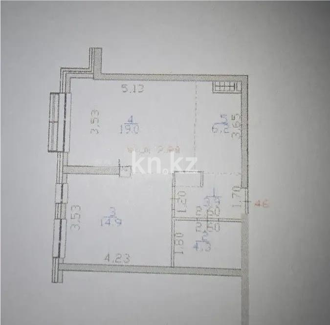 Продажа 2-комнатной квартиры, 48.3 м² - Продажа  двухкомнатных квартир в новостройках Алматы - страница 15 фото 3 из 3