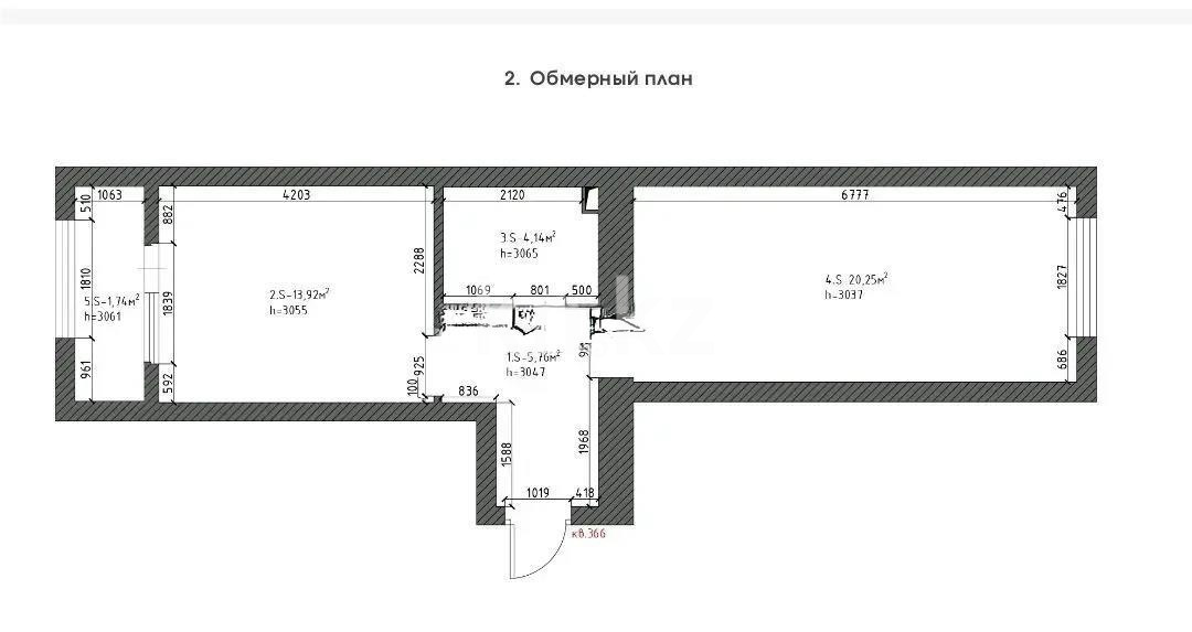 Продажа 2-комнатной квартиры, 45 м² - Продажа двухкомнатных квартир от собственников в Астане - страница 18 фото 6 из 6