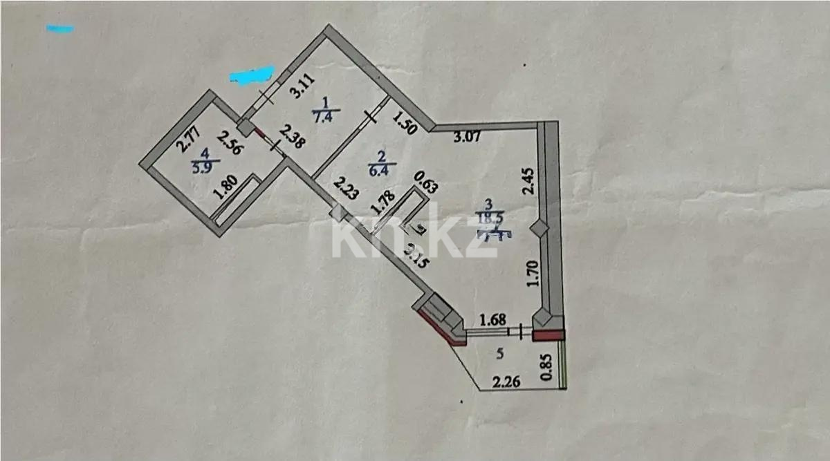 Продажа 1-комнатной квартиры, 39 м² в Астане - фото 5