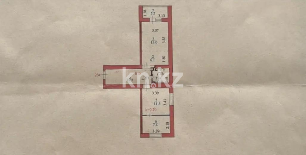 Продажа 2-комнатной квартиры, 54 м² - Продажа домов, коттеджей в Актобе фото 8 из 8