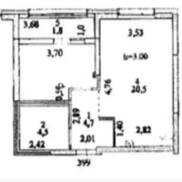 Продажа 1-комнатной квартиры, 41 м² - Продажа однокомнатных квартир в Астане фото 1 из 1