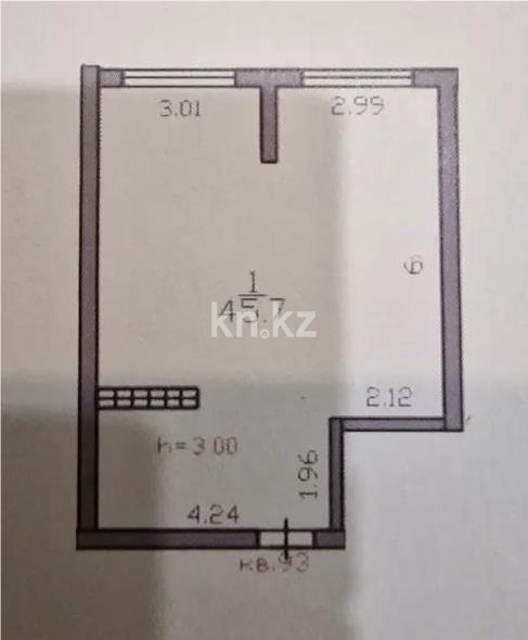 Продажа 1-комнатной квартиры, 46 м², ул. Момышулы, дом  100 стр в Алматы