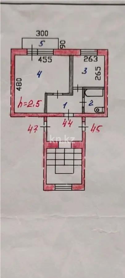 Продажа 1-комнатной квартиры, 32 м² в Абае