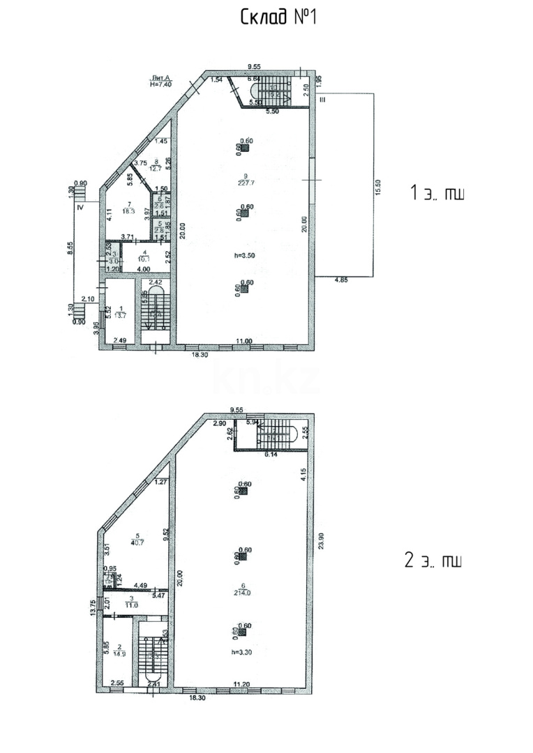 Продажа , 3045.1 м², ул. Бытовая, дом  22 - Продажа баз, складов и промышленной недвижимости в Караганде с фото фото 1 из 4