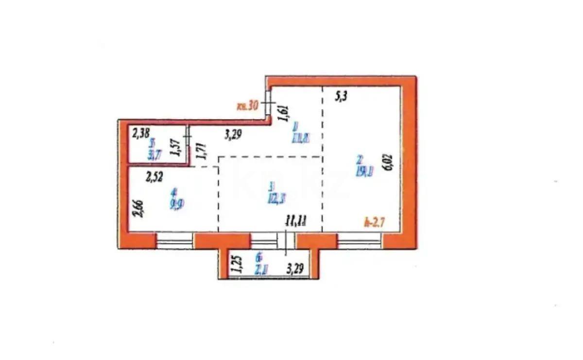 Продажа 2-комнатной квартиры, 60 м² - Продажа  двухкомнатных квартир в новостройках Астаны с фото - страница 84 фото 3 из 3