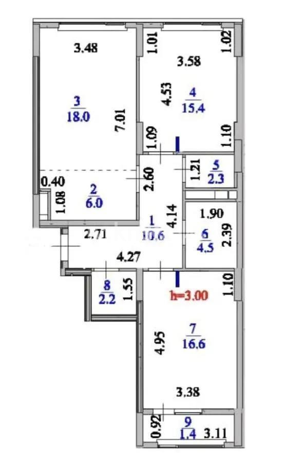Продажа 3-комнатной квартиры, 77 м² - Продажа трехкомнатных квартир от собственников в Астане - страница 52 фото 5 из 5