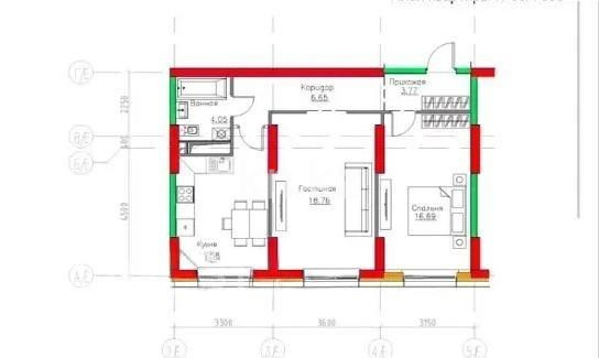 Продажа 3-комнатной квартиры, 65.5 м² в Алматы