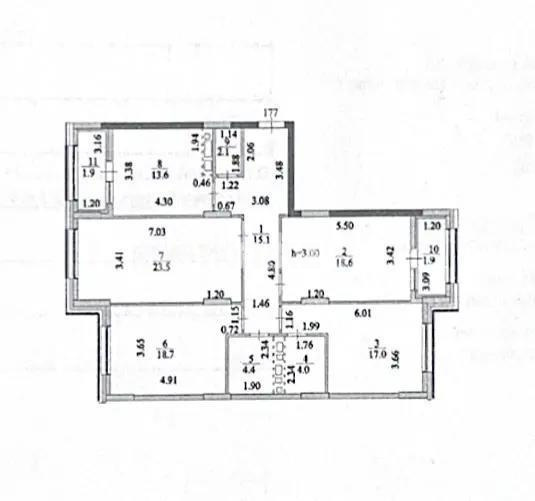 Продажа 4-комнатной квартиры, 121 м², ул. Бокейхана, дом  52 в Астане