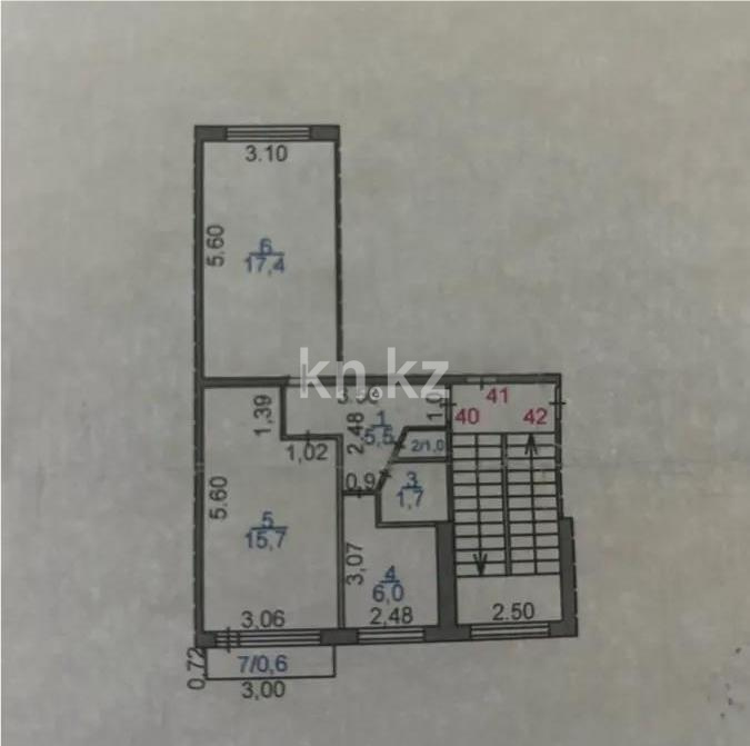 Продажа 2-комнатной квартиры, 47 м² - Продажа двухкомнатных квартир в Караганде - страница 3 фото 7 из 7