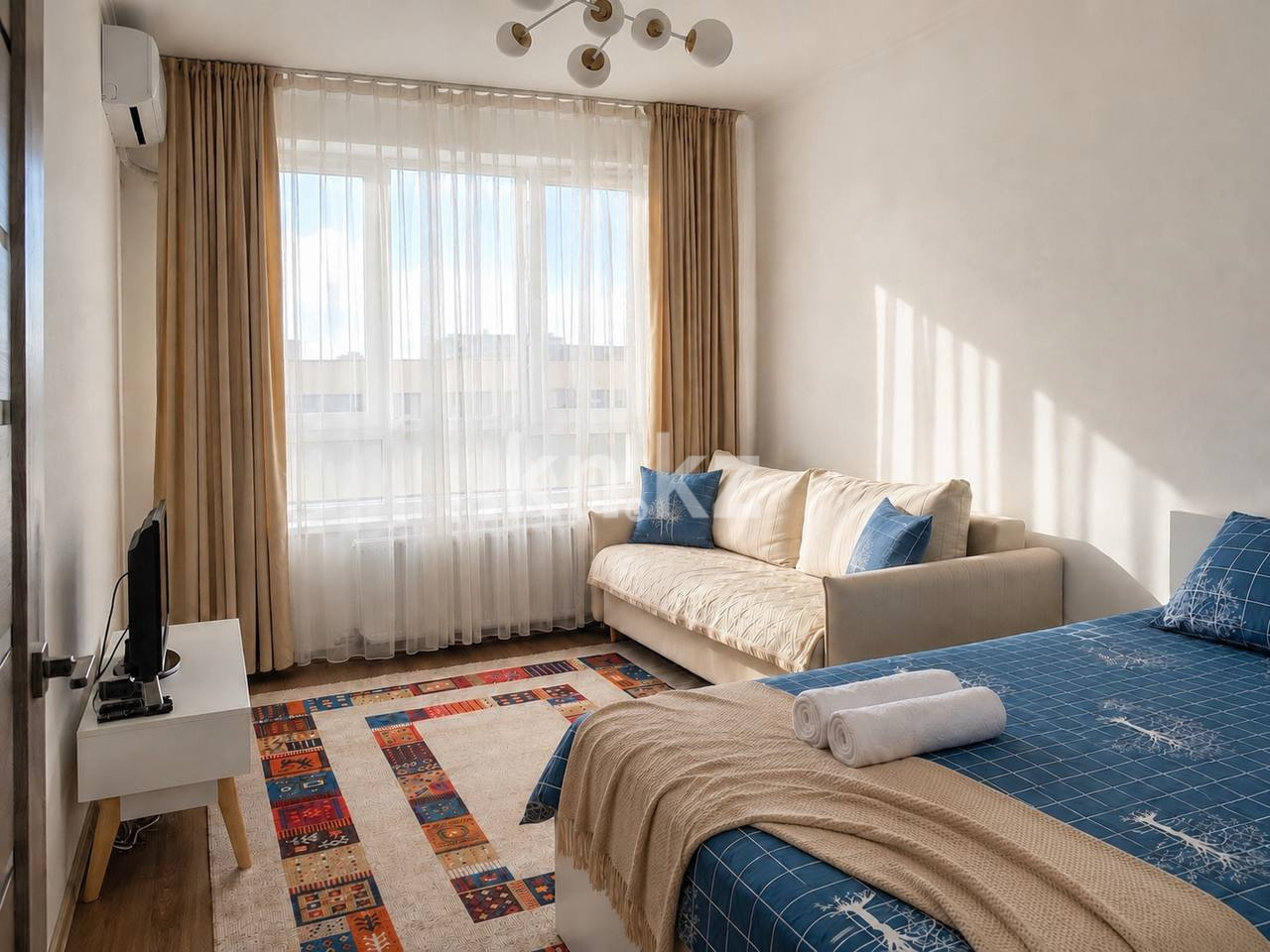 Аренда 1-комнатной квартиры посуточно, 38 м² - Аренда однокомнатных квартир посуточно в Казахстане фото 1 из 22